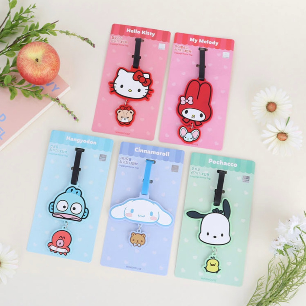 ʜᴀʀᴜᴅᴀɪʟʏ🌙  預購｜Sanrio 三麗鷗角色造型行李吊牌 行李箱吊飾 矽膠行李吊牌-細節圖10