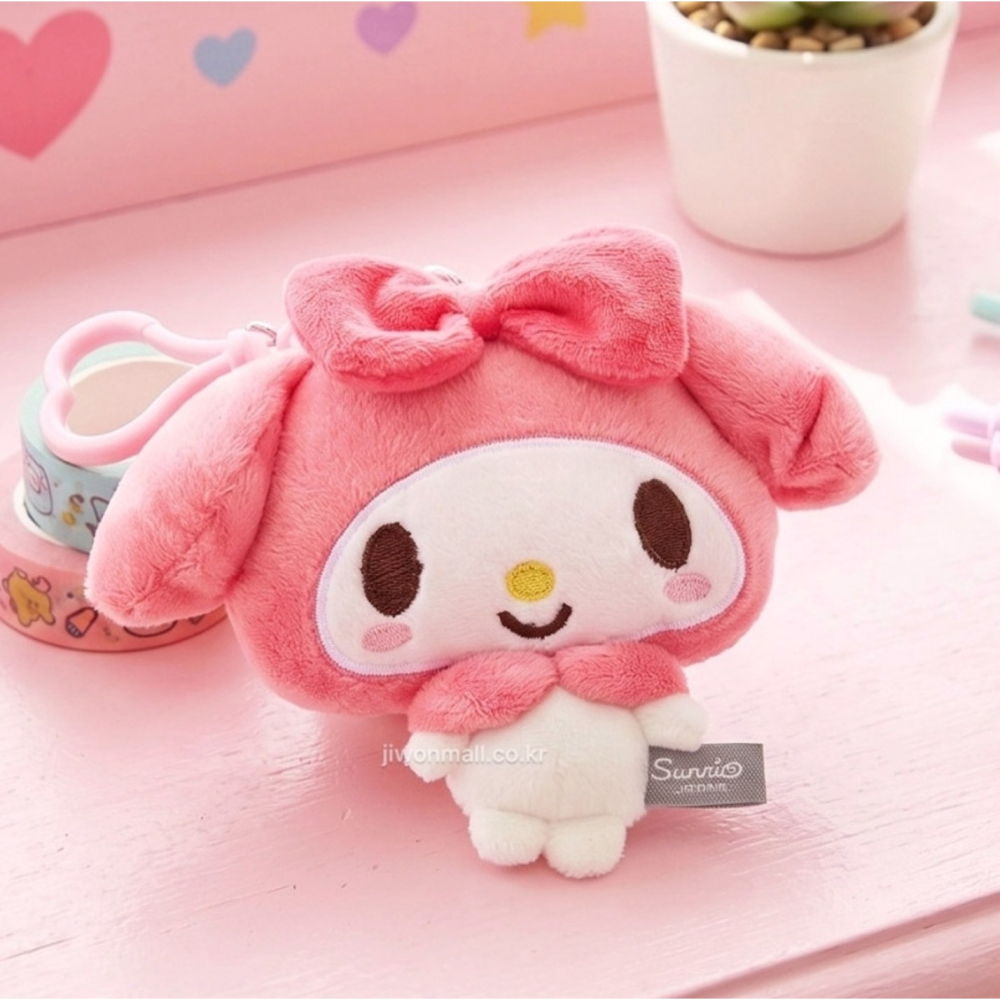 ʜᴀʀᴜᴅᴀɪʟʏ🌙  預購｜Sanrio 三麗鷗 Hello Kitty 美樂蒂 布丁狗 大頭造型收納吊飾 玩偶吊飾-細節圖3