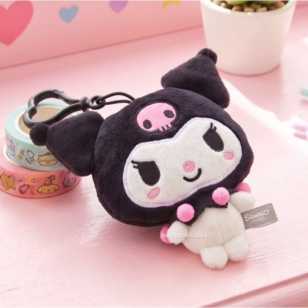 ʜᴀʀᴜᴅᴀɪʟʏ🌙  預購｜Sanrio 三麗鷗 Hello Kitty 美樂蒂 布丁狗 大頭造型收納吊飾 玩偶吊飾-細節圖4