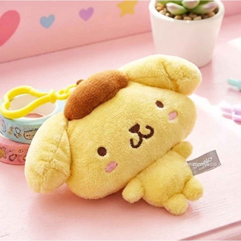 ʜᴀʀᴜᴅᴀɪʟʏ🌙  預購｜Sanrio 三麗鷗 Hello Kitty 美樂蒂 布丁狗 大頭造型收納吊飾 玩偶吊飾-細節圖6