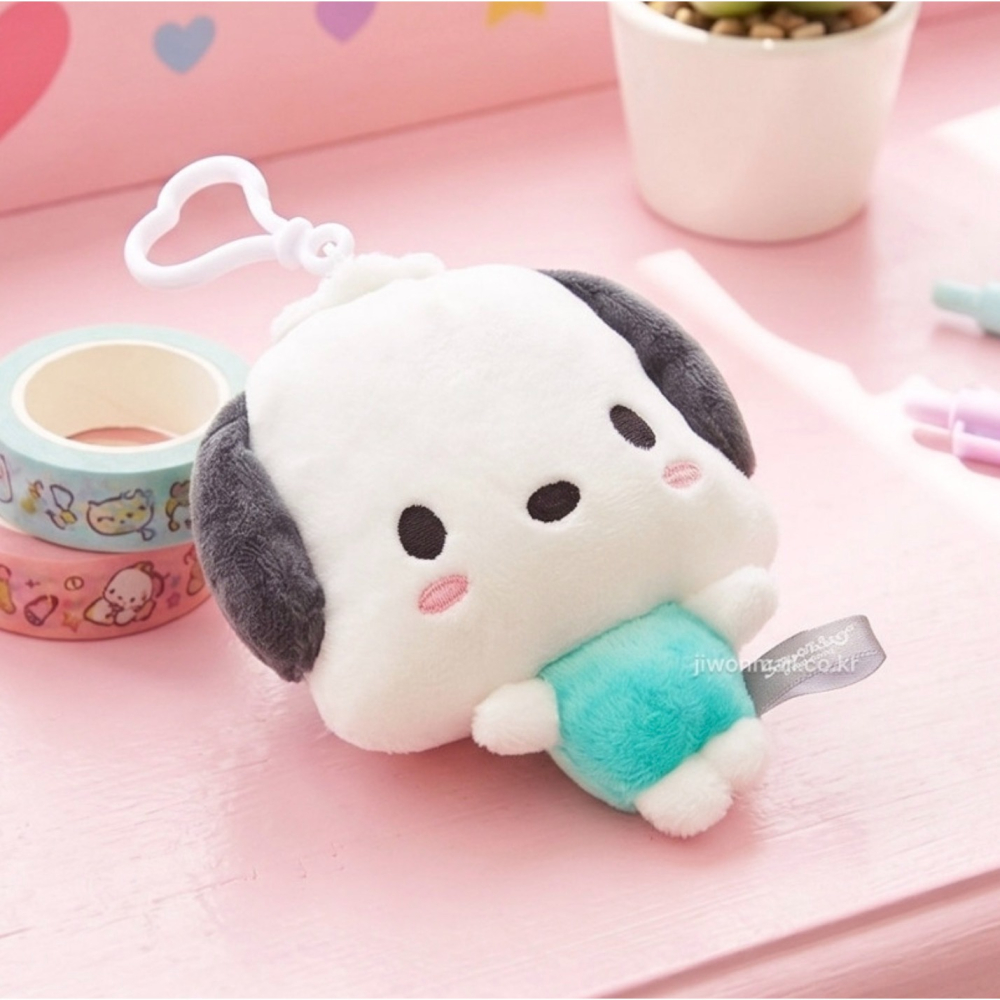 ʜᴀʀᴜᴅᴀɪʟʏ🌙  預購｜Sanrio 三麗鷗 Hello Kitty 美樂蒂 布丁狗 大頭造型收納吊飾 玩偶吊飾-細節圖7
