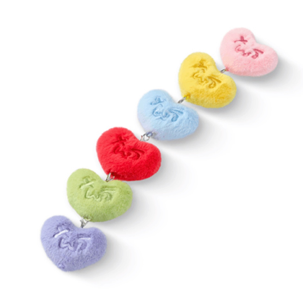 ʜᴀʀᴜᴅᴀɪʟʏ🌙  預購｜TWS Mini Heart Plush TWS彩色愛心吊飾盲抽 隨機發貨-細節圖5