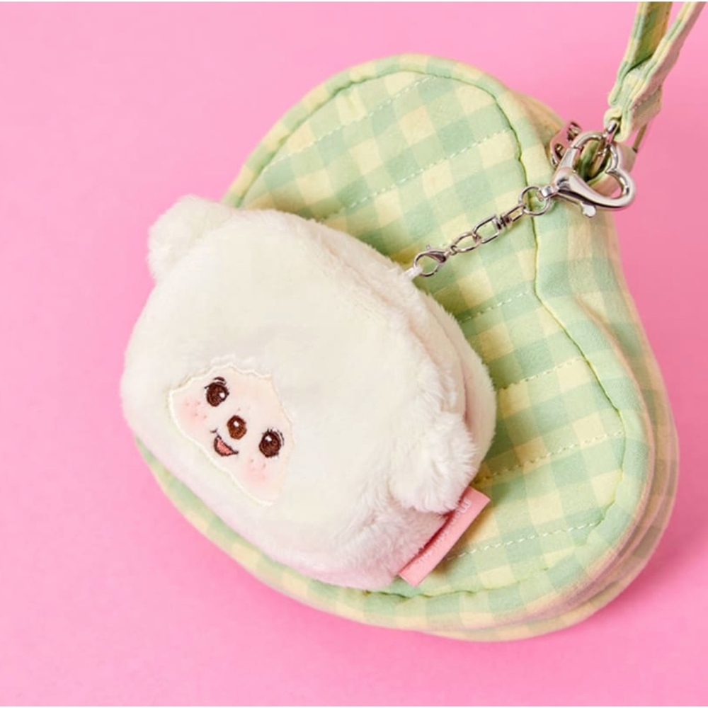 ʜᴀʀᴜᴅᴀɪʟʏ🌙  預購｜MONCHHICHI 蒙奇奇迷你方型收納包吊飾 耳機收納包 小物收納-細節圖7