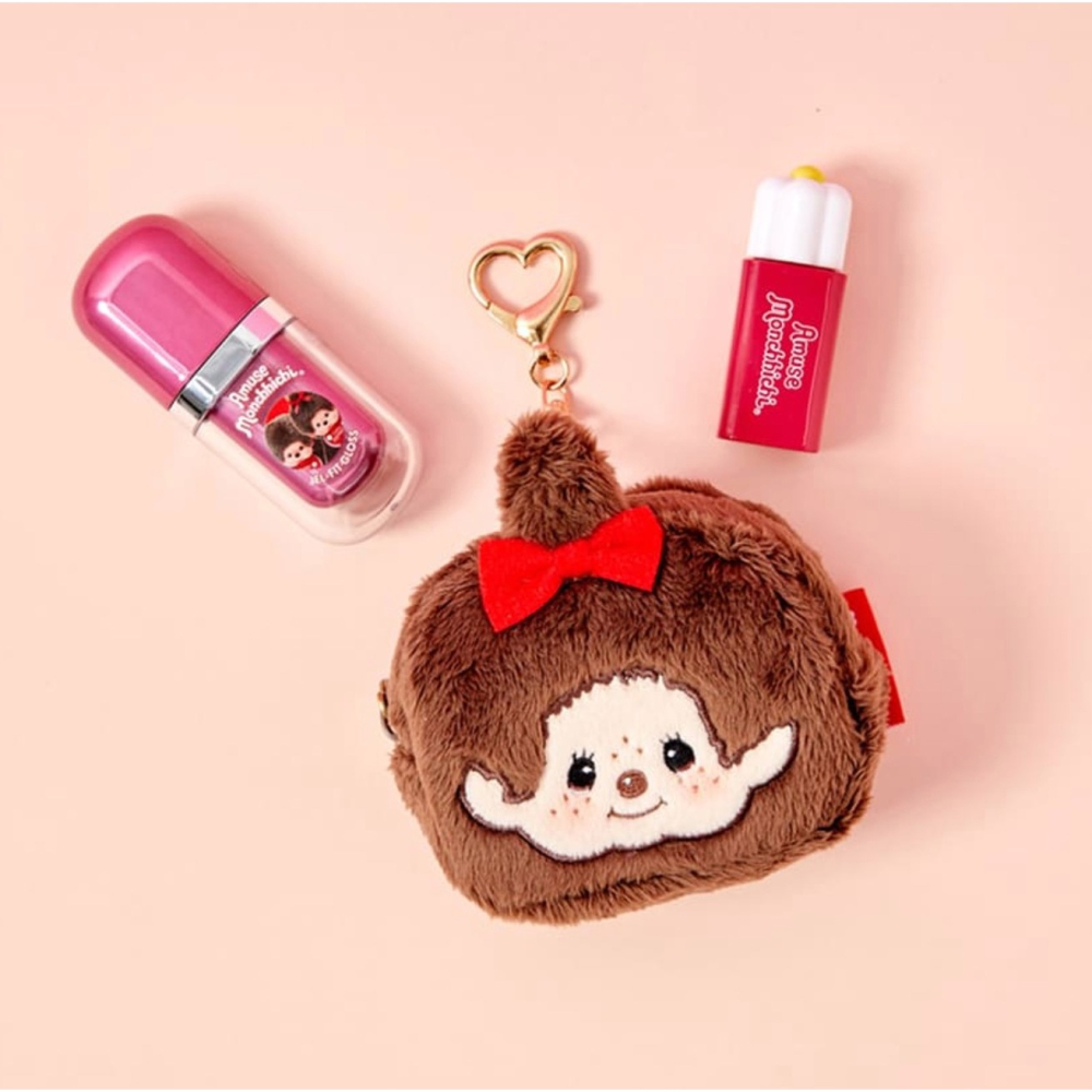 ʜᴀʀᴜᴅᴀɪʟʏ🌙  預購｜MONCHHICHI 蒙奇奇迷你方型收納包吊飾 耳機收納包 小物收納-細節圖8