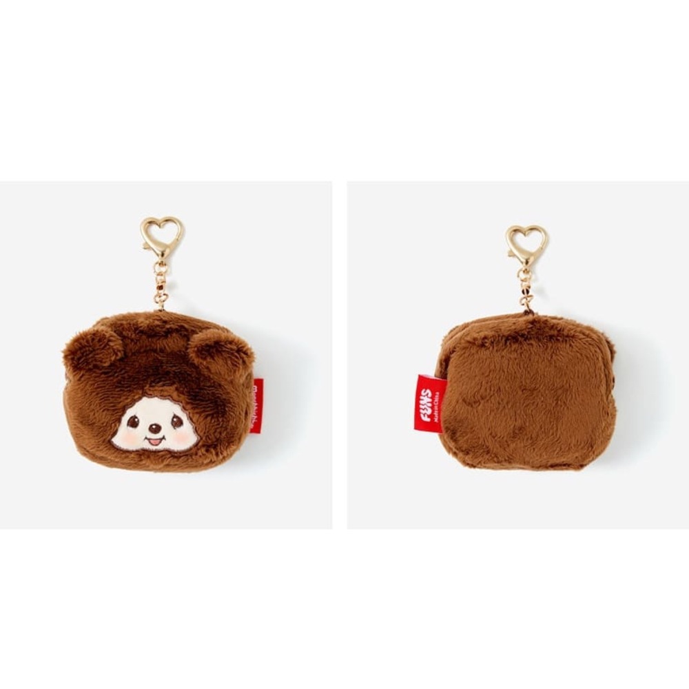 ʜᴀʀᴜᴅᴀɪʟʏ🌙  預購｜MONCHHICHI 蒙奇奇迷你方型收納包吊飾 耳機收納包 小物收納-規格圖8