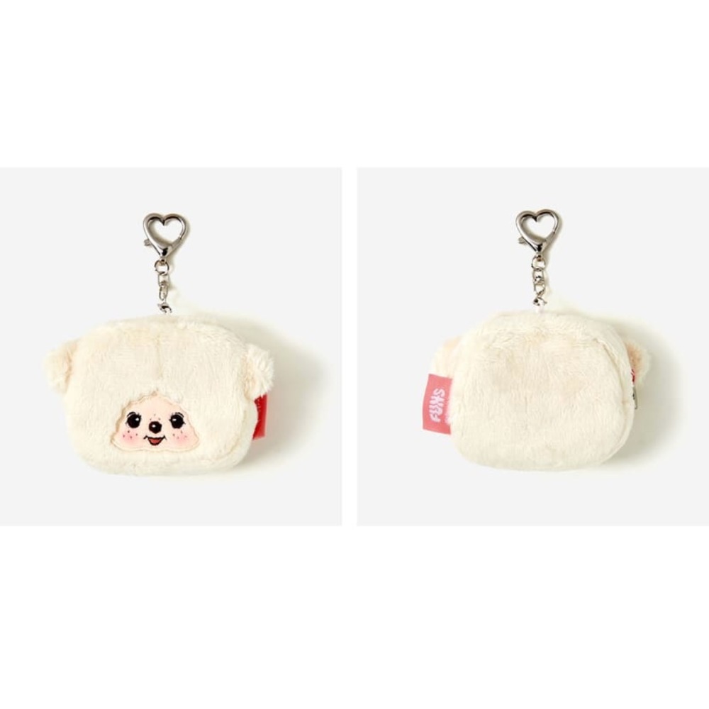 ʜᴀʀᴜᴅᴀɪʟʏ🌙  預購｜MONCHHICHI 蒙奇奇迷你方型收納包吊飾 耳機收納包 小物收納-規格圖8