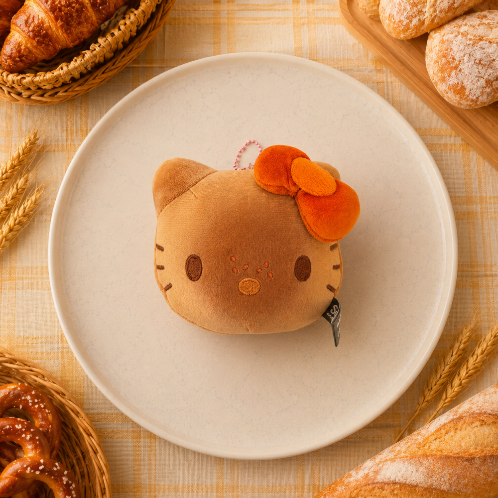 ʜᴀʀᴜᴅᴀɪʟʏ🌙 預購｜Sanrio 烘焙坊 烤麵包 三麗鷗 Kitty 布丁狗 美樂蒂  三麗鷗娃娃吊飾-細節圖2