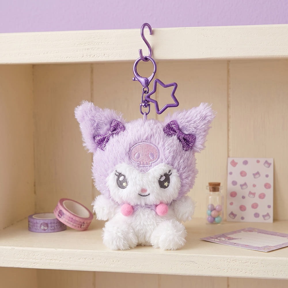ʜᴀʀᴜᴅᴀɪʟʏ🌙  預購｜Sanrio 三麗鷗閃亮蝴蝶結娃娃吊飾 亮粉領結吊飾玩偶 10C吊飾娃娃-規格圖9