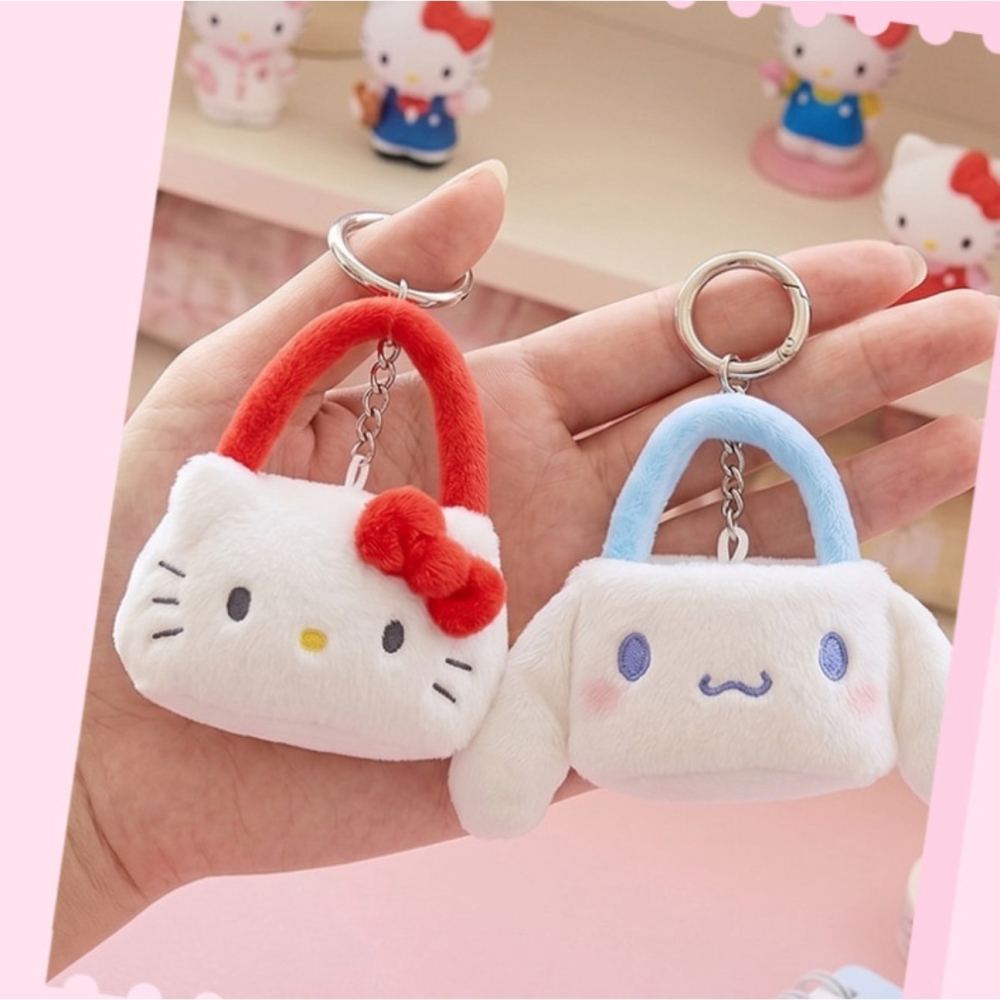 ʜᴀʀᴜᴅᴀɪʟʏ🌙  預購｜Sanrio 三麗鷗迷你束口袋造型吊飾 迷你手提包造型吊飾 收納包吊飾-細節圖7