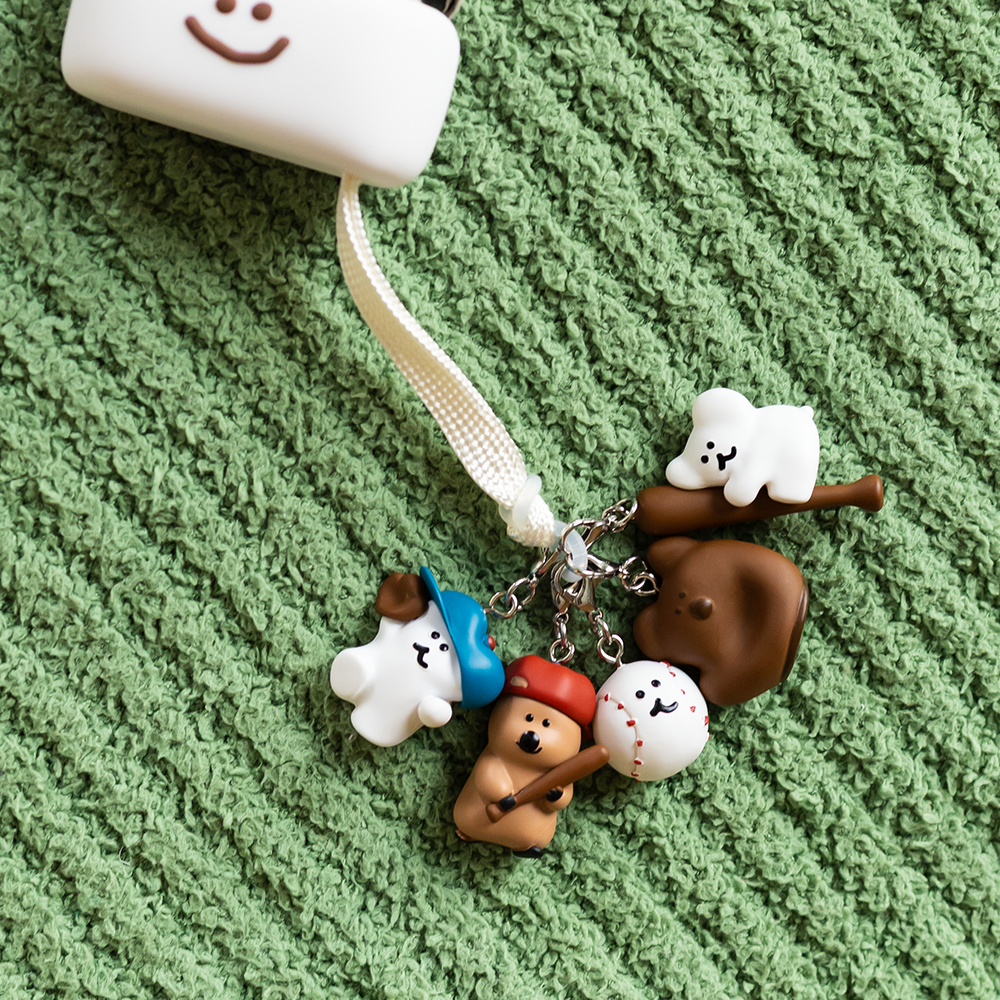 ʜᴀʀᴜᴅᴀɪʟʏ🌙  預購｜Dinotaeng Mini Charm 棒球QuokkaBobo迷你吊飾 迷你公仔吊飾-細節圖6