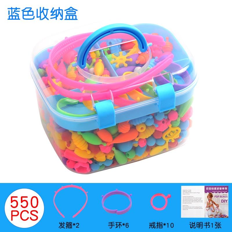 台灣現貨⚡️超快速出貨🚚超級好玩🔥🔥🔥免繩 波普珠 百變波普串珠兒童益智玩具diy女孩手工穿珠百變手鏈項鏈女童-細節圖6