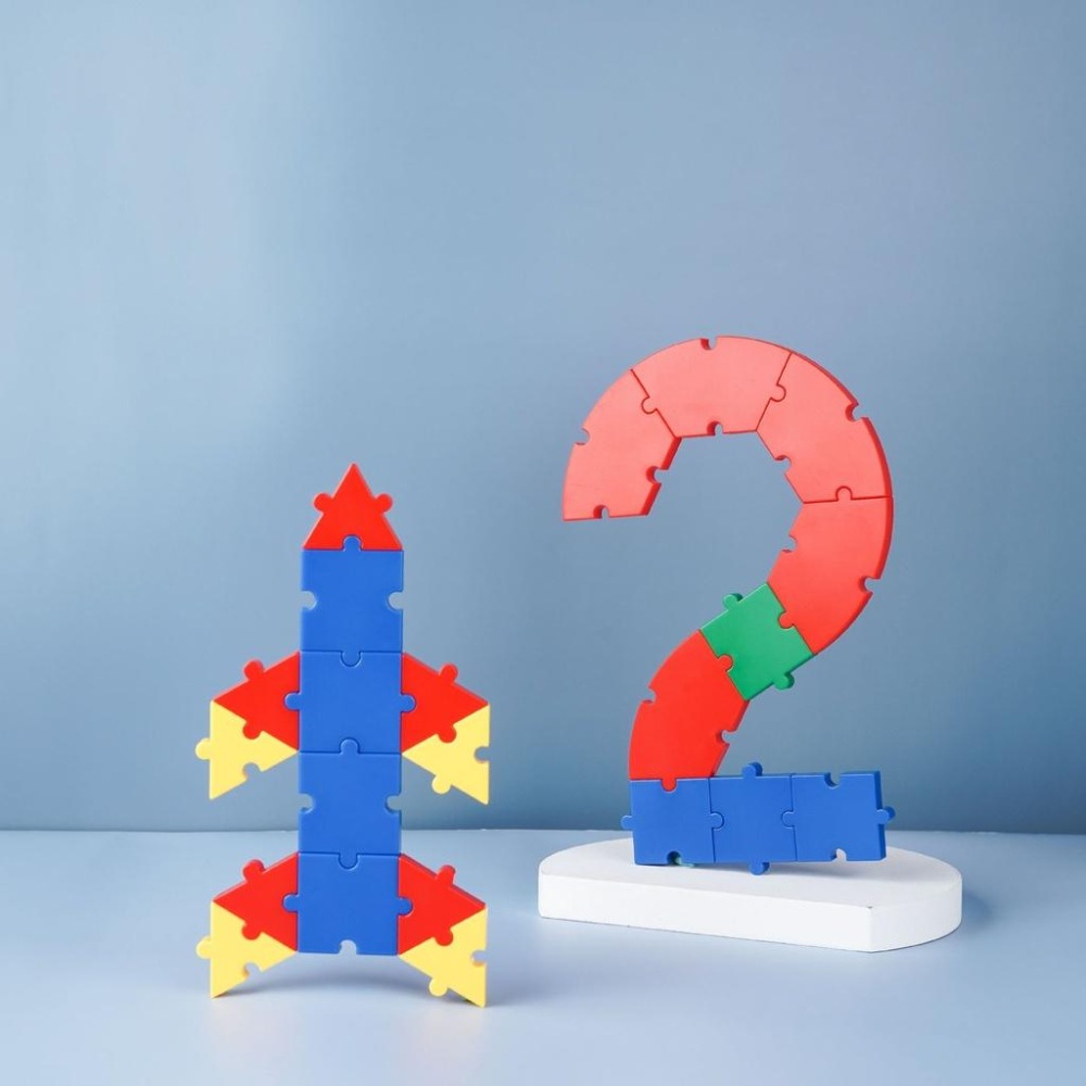 🔥🔥小馬精神IQ智慧片兒童鍛煉動手能力想象力百變拼裝啟蒙益智玩具-細節圖3