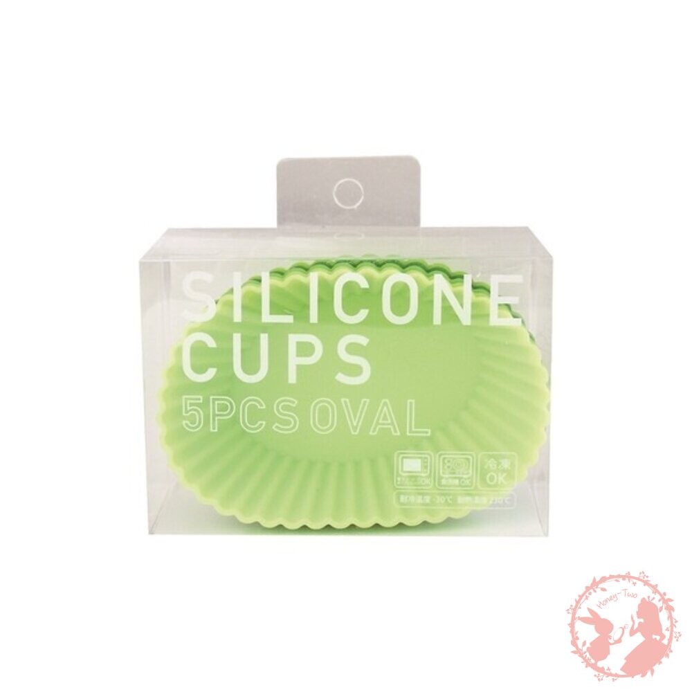 日本Sugar Land 橢圓形矽膠分隔杯 /分菜杯/烤箱專用 便當用分隔盒-細節圖8