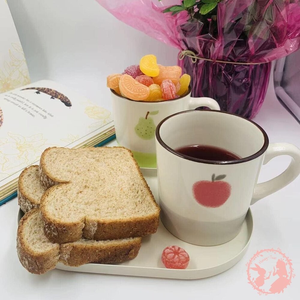 日本izawa井澤 美濃燒馬克杯360ml  瓷器 可愛水果 馬克杯 瓷器-細節圖5