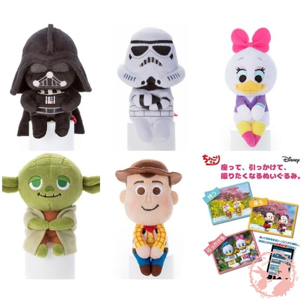 日本Disney 迪士尼TSUM 超可愛坐姿娃娃 排排坐 玩偶 拍照 米奇、米妮 維尼 唐老鴨 攝影娃娃-細節圖4