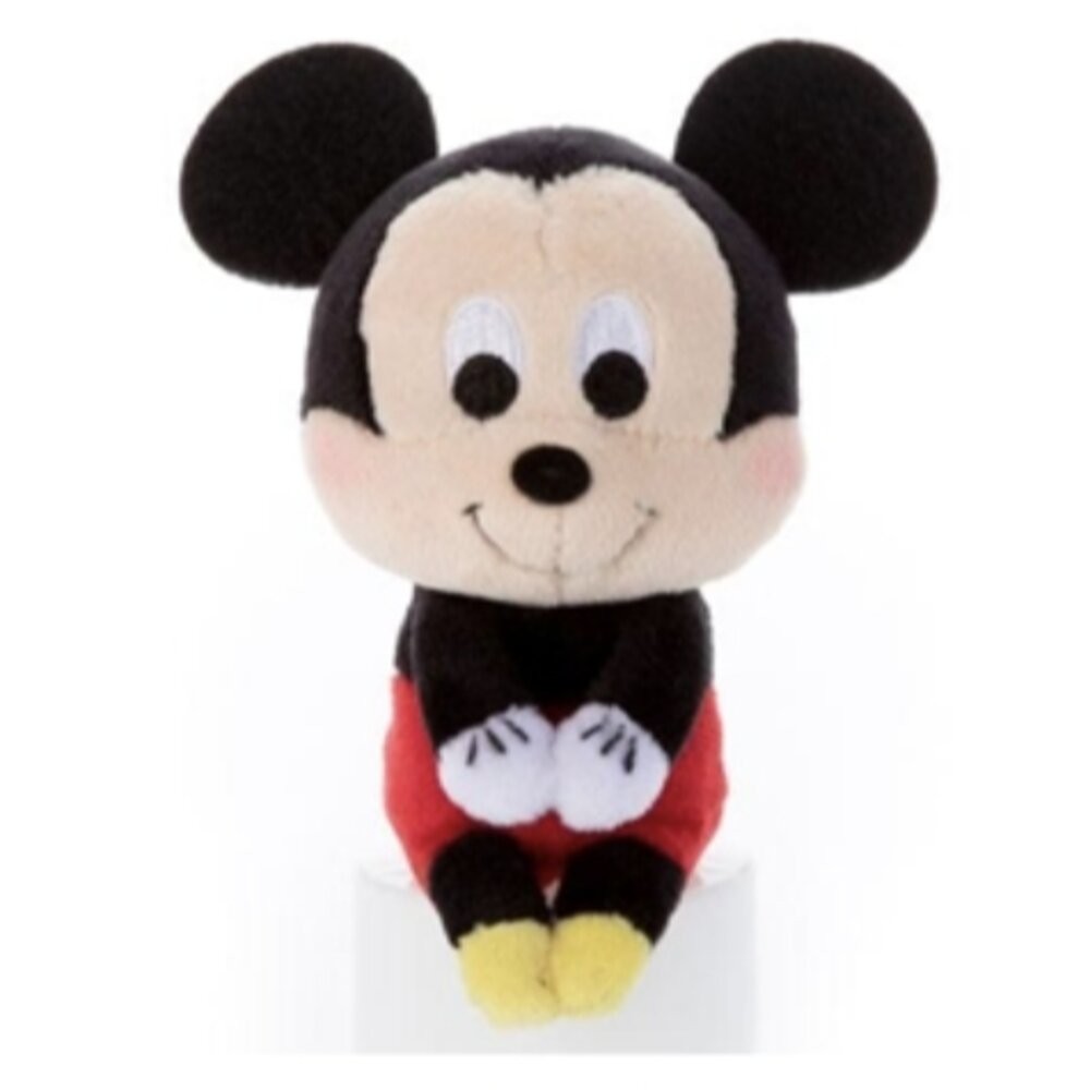 日本Disney 迪士尼TSUM 超可愛坐姿娃娃 排排坐 玩偶 拍照 米奇、米妮 維尼 唐老鴨 攝影娃娃-規格圖4
