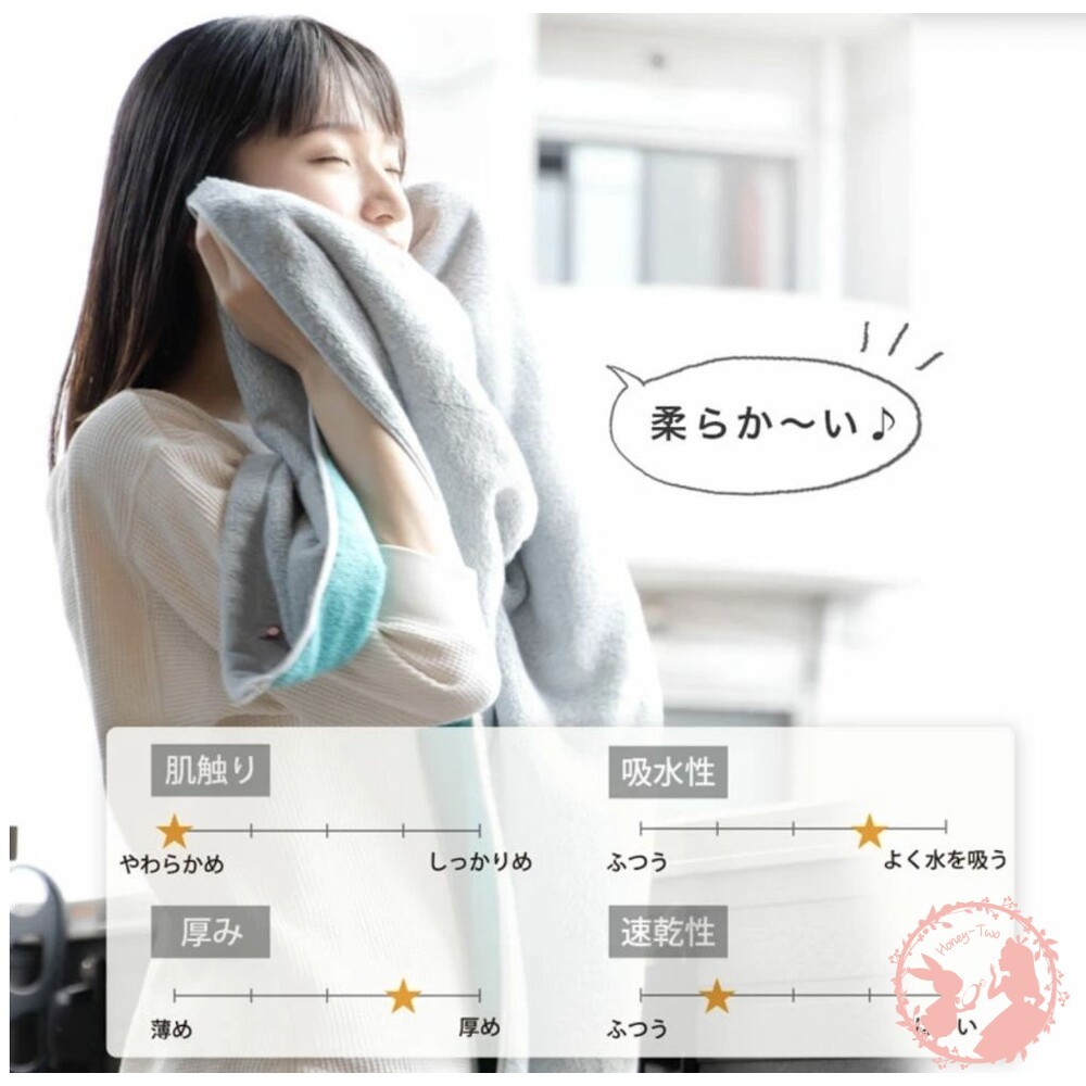 日本製日本製今治親膚雙面撞色速乾型大浴巾70 x 130-細節圖7