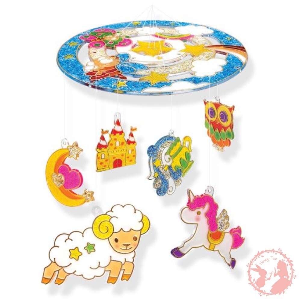 韓國AMOS 10色風鈴主題吊飾玻璃彩繪膠-細節圖3