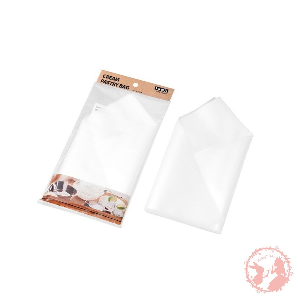 日本進口 ECHO 果子廚房奶油擠袋10枚 奶油擠花袋 蛋糕擠花 奶油裱花 三角袋-細節圖3