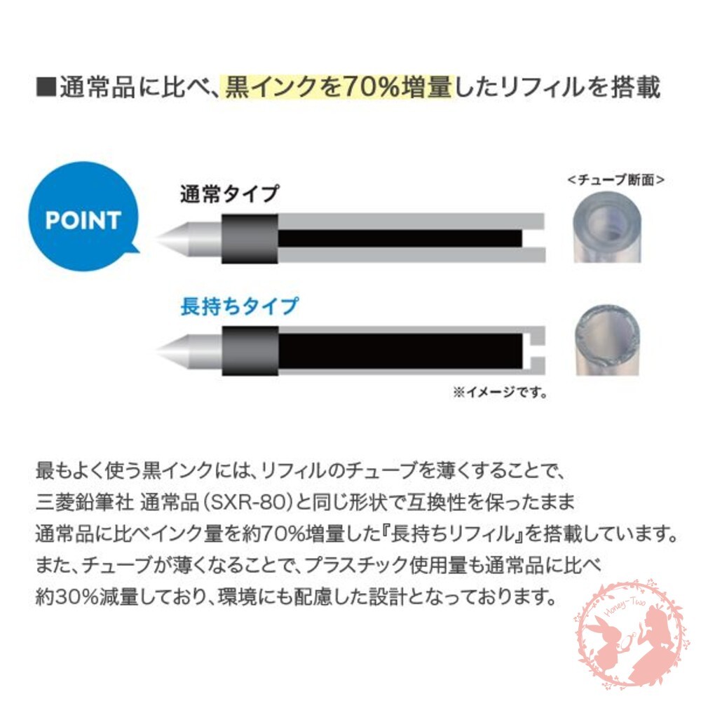 日本Uni 三菱 新款 3 色溜溜筆 圓珠筆 0.5mm SXE3-507-05-細節圖4