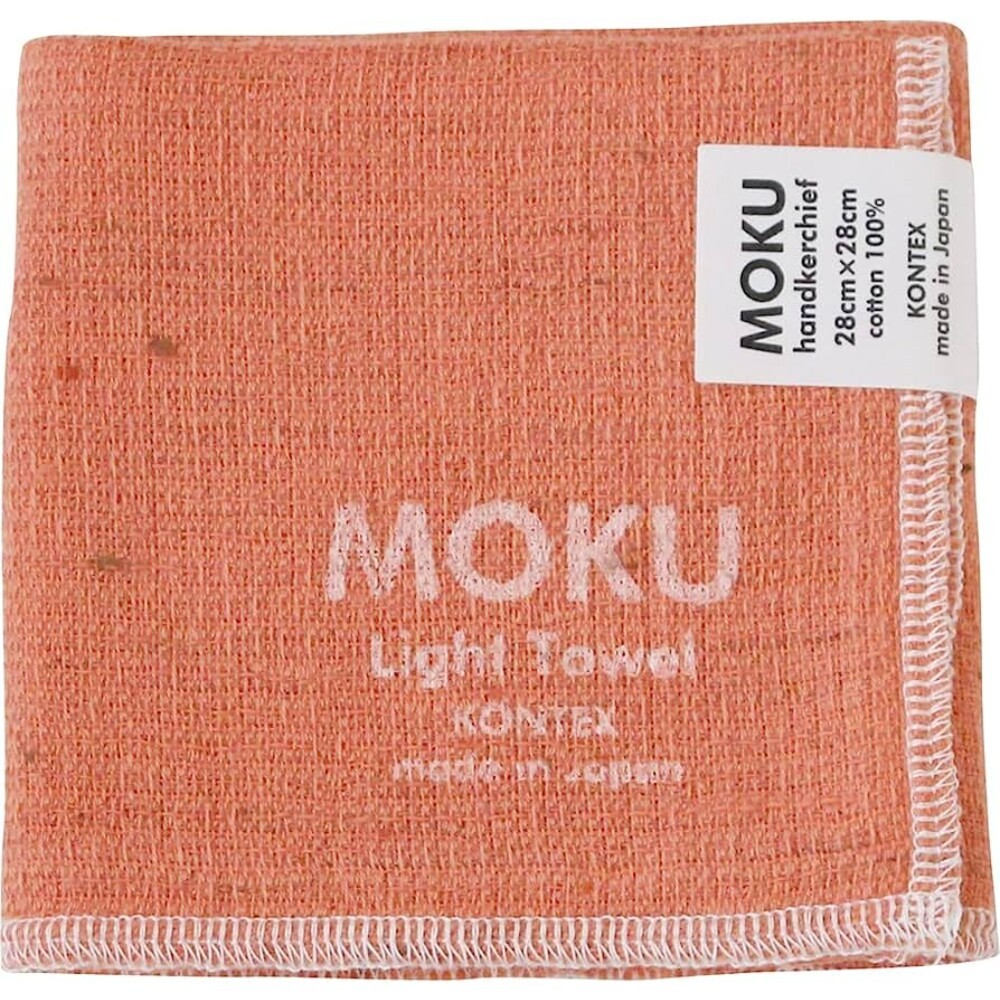 日本製 今治 KONTEX MOKU 手帕 手巾 小方巾 100％棉 輕柔時尚 吸水快乾-規格圖3