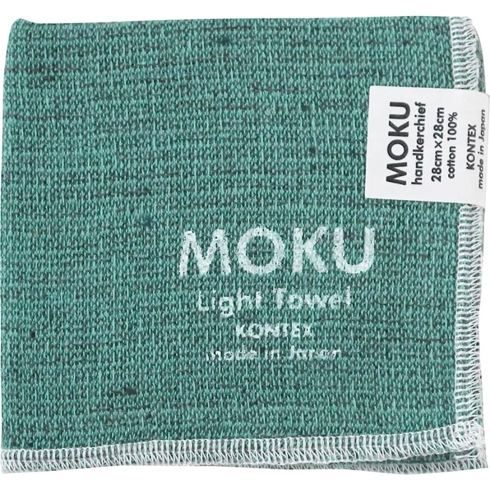 日本製 今治 KONTEX MOKU 手帕 手巾 小方巾 100％棉 輕柔時尚 吸水快乾-規格圖5