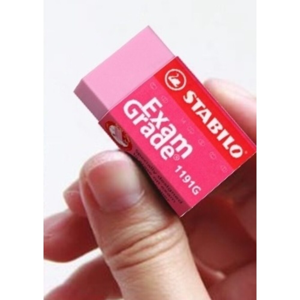 德國STABILO思筆樂Exam Grade彩色超淨黏屑塑膠擦 橡皮擦 擦子 擦布 文具用品 學生用品 事務用品 辦公事-規格圖1