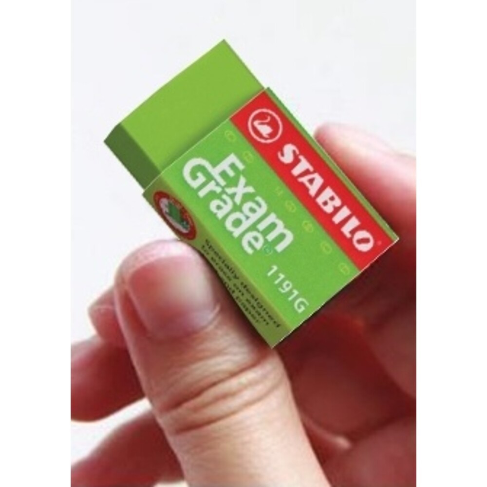德國STABILO思筆樂Exam Grade彩色超淨黏屑塑膠擦 橡皮擦 擦子 擦布 文具用品 學生用品 事務用品 辦公事-規格圖3