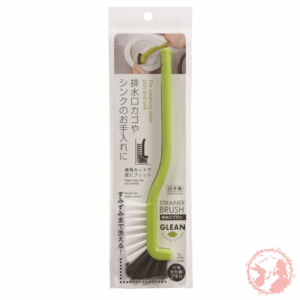 日本製 小久保KOKUBO 工業所  直角排水口刷 水槽刷 細縫刷 清潔刷 L型清潔刷-細節圖3