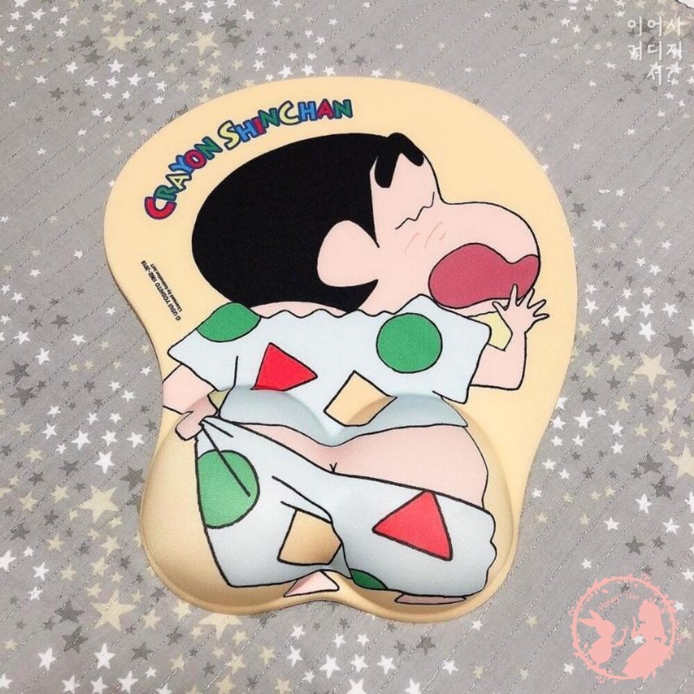 韓國熱銷 蠟筆小新性感翹臀3D滑鼠墊 滑鼠墊 韓國 卡通 蠟筆小新-細節圖5