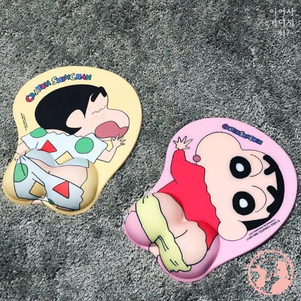 韓國熱銷 蠟筆小新性感翹臀3D滑鼠墊 滑鼠墊 韓國 卡通 蠟筆小新-細節圖6