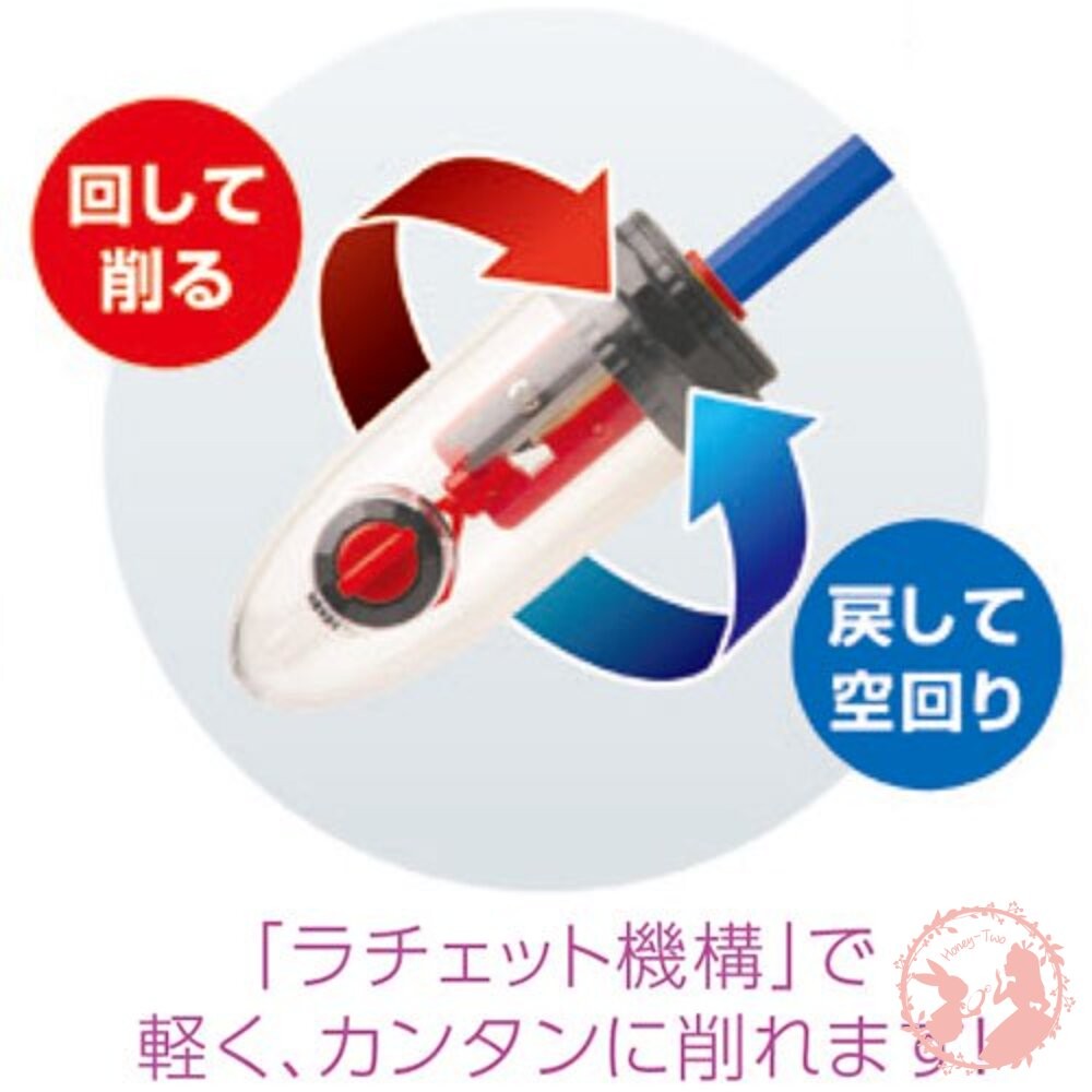 日本SONIC 削鉛筆機 雙迴旋 攜帶型 削鉛筆器-細節圖3