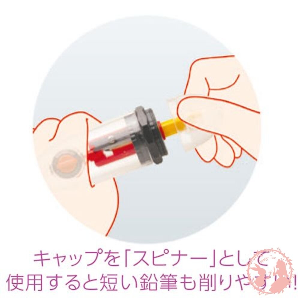 日本SONIC 削鉛筆機 雙迴旋 攜帶型 削鉛筆器-細節圖4