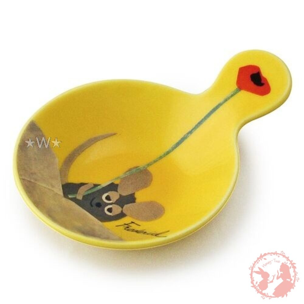 日本Leo Lionni's Friends 田鼠阿佛美濃燒 小巧小托盤 醬料碟-細節圖2