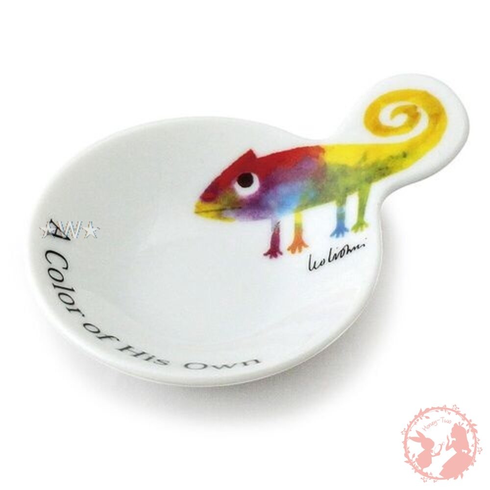 日本Leo Lionni's Friends 田鼠阿佛美濃燒 小巧小托盤 醬料碟-細節圖3