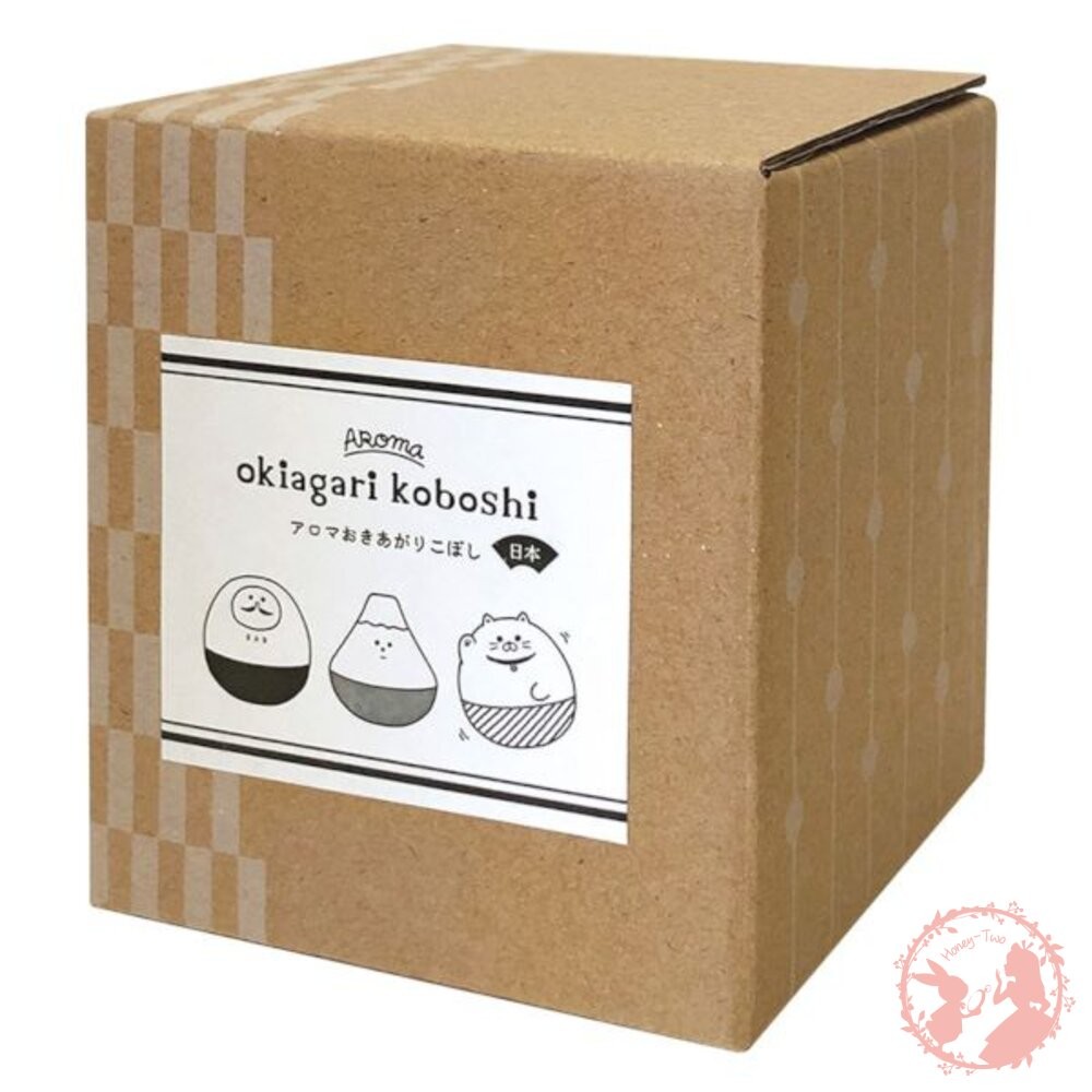 日本Decole 搖擺不倒翁造型陶瓷薰香擺飾 陶瓷擴香石 擴香器 香薰石 香氛 不含精油 達摩 貓咪 富士山-細節圖5