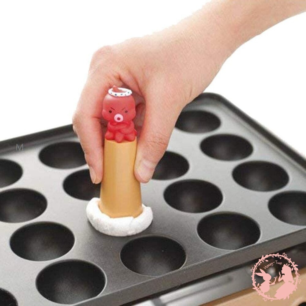 日本KAI貝印 章魚燒塗油清潔棒組/創意料理 親子料理 烘焙用具-細節圖6