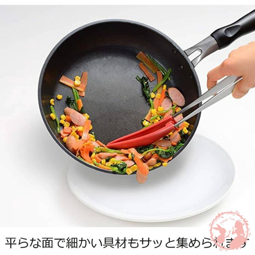 日本AUX 炒菜夾 ucs-21 紅黑兩色/廚房好物/鏟子-細節圖2