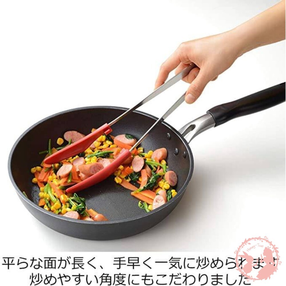 日本AUX 炒菜夾 ucs-21 紅黑兩色/廚房好物/鏟子-細節圖4