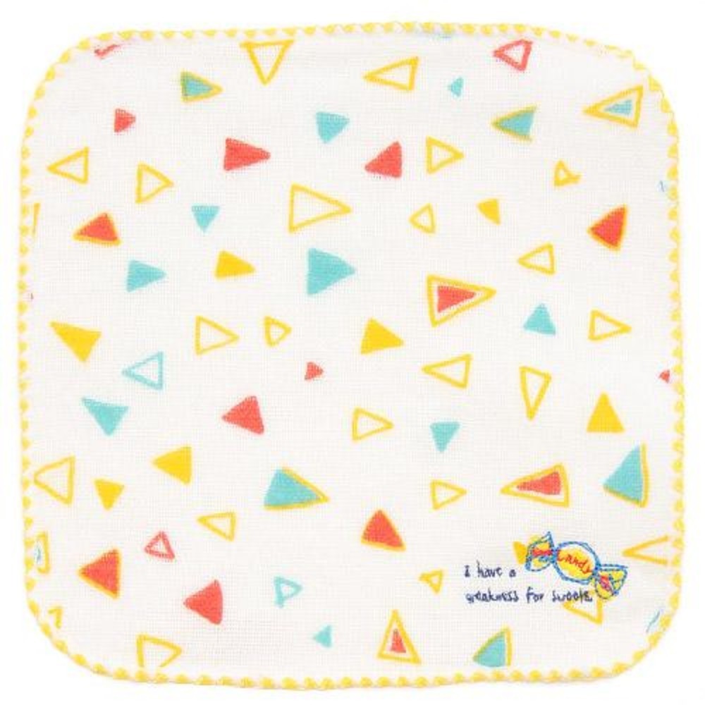 【現貨】日本製 今治 X Kontex 純棉 刺繡口水巾 小方巾 紗布毛巾 紗布巾 手帕 小毛巾 16cm-規格圖11