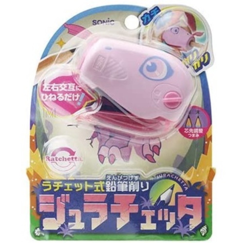 日本Sonic 恐龍造型削鉛筆器-規格圖1