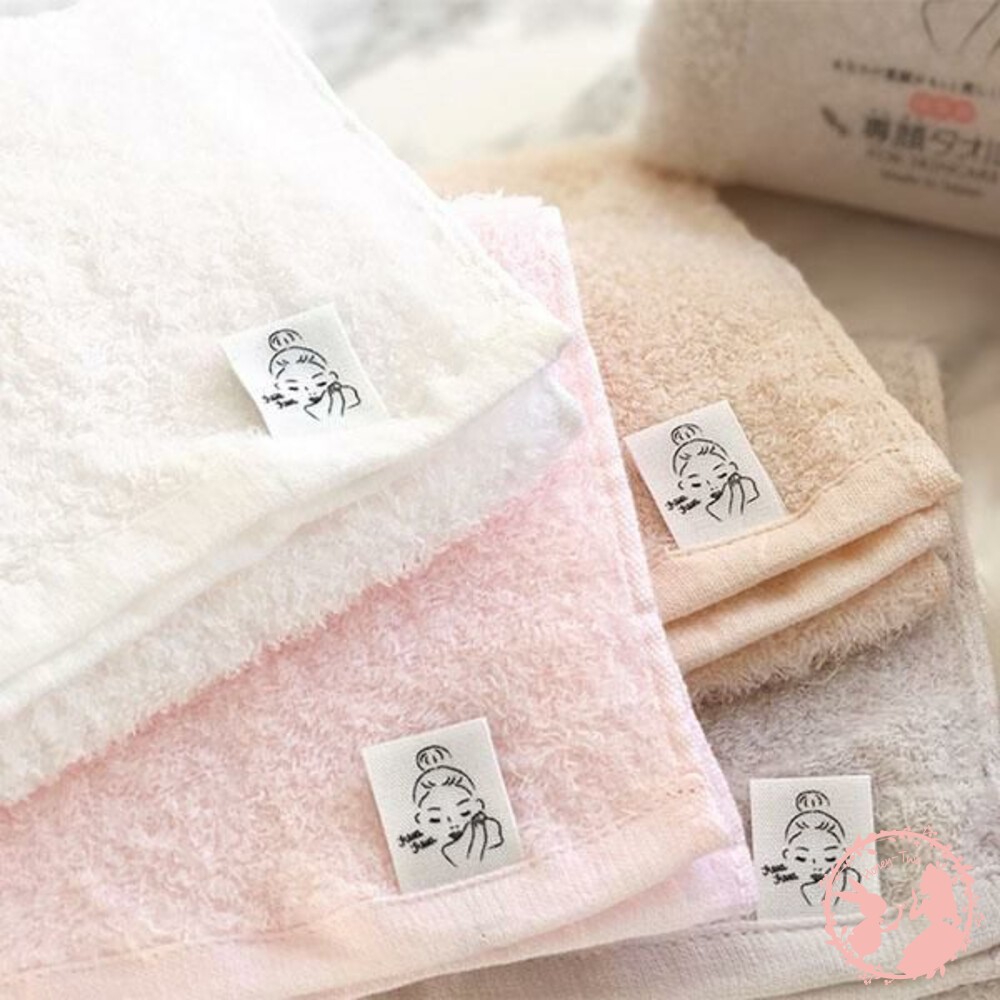 日本製 OBORO TOWEL 洗臉專用毛巾 洗臉毛巾 敏感肌適用 純棉 吸水 毛巾 32×60cm-細節圖2