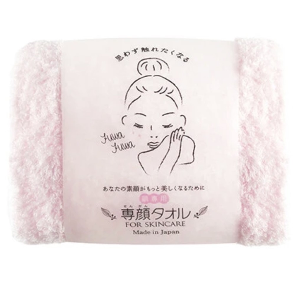 日本製 OBORO TOWEL 洗臉專用毛巾 洗臉毛巾 敏感肌適用 純棉 吸水 毛巾 32×60cm-規格圖2