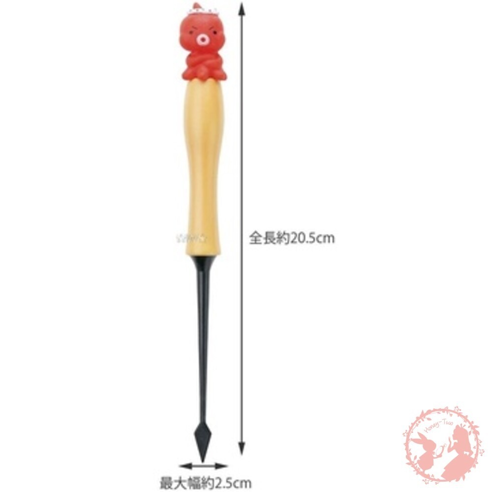 日本製 貝印-章魚造型多用途挑棒-章魚燒-熱壓吐司叉子-鬆餅起針(劍型) 親子料理-細節圖10