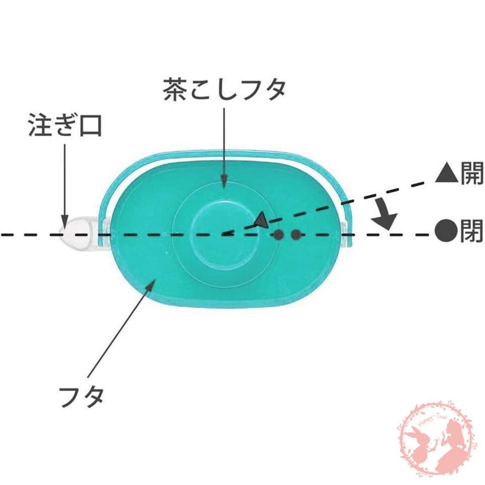 日本Skater x Disney   手提透明冷水壺 茶濾網與耐熱冷茶壺/冷水壺 1.2L-細節圖10