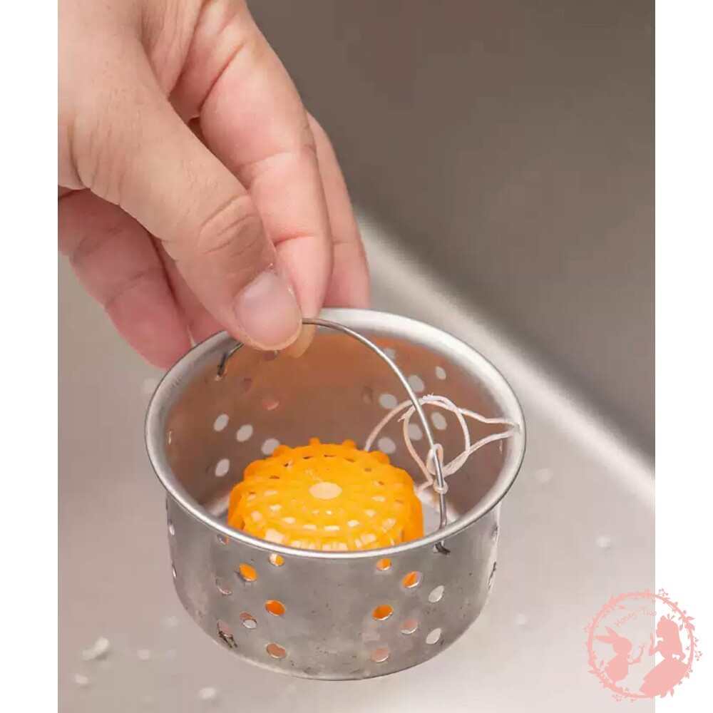 日本不動化學 廚房排水口 洗淨.消臭 吊掛式清潔錠 廚房排水口 洗淨.除臭清潔球-細節圖3