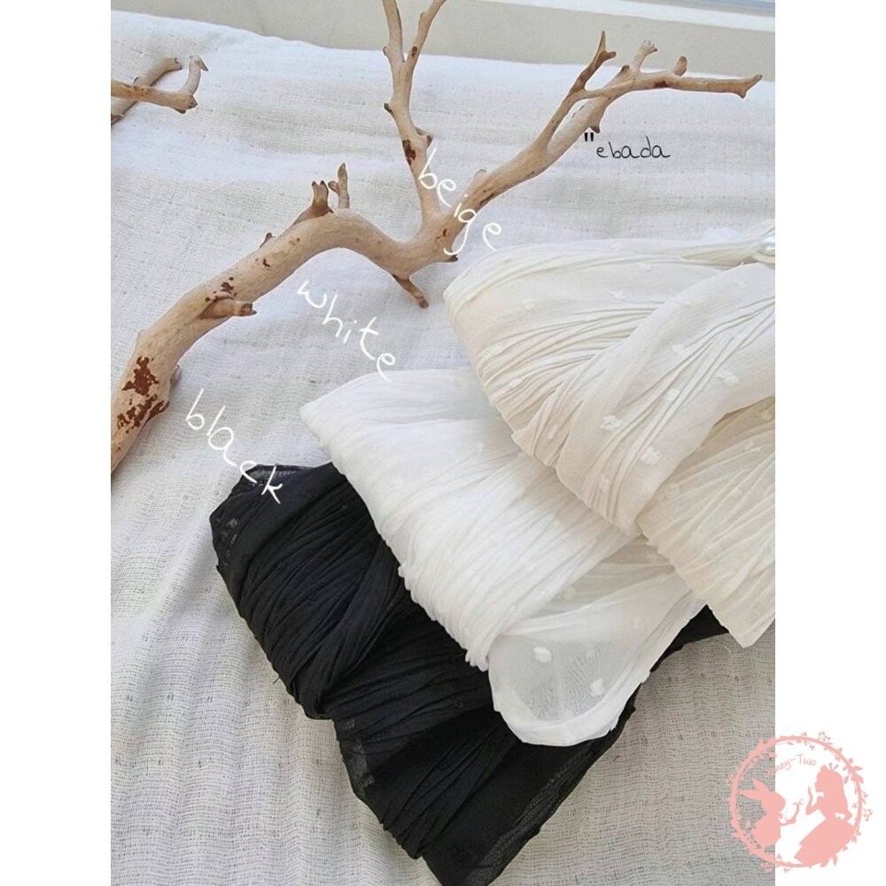 韓國新品 甜美點點蕾絲珍珠防曬 手袖 防曬袖套 女蕾絲冰爽防曬 冰絲袖子開車薄款長款手臂套-細節圖5