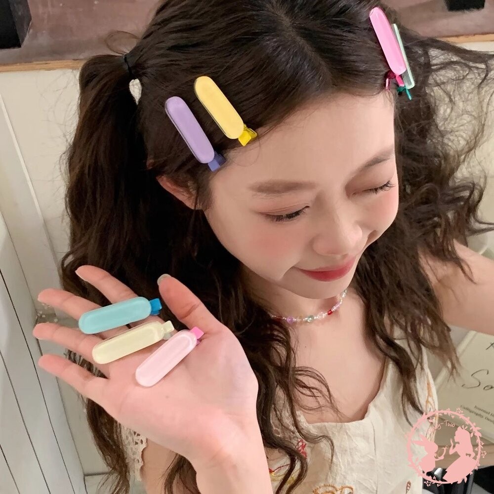 冰淇淋色碎髮凍髮夾-細節圖3