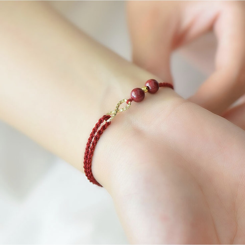 🔥紫南宮過香爐招財神器無限∞有錢編織 龍年福袋平安紅繩手鍊 招財手鍊 招財 開運手鍊 保平安-規格圖7