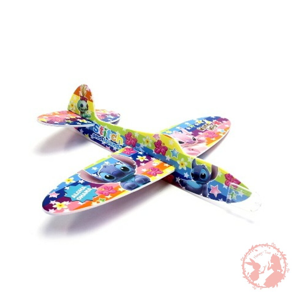 日本 迪士尼組合式保麗龍小飛機 DIY 飛機模型 迴旋飛機 組合飛機(12入)-細節圖3